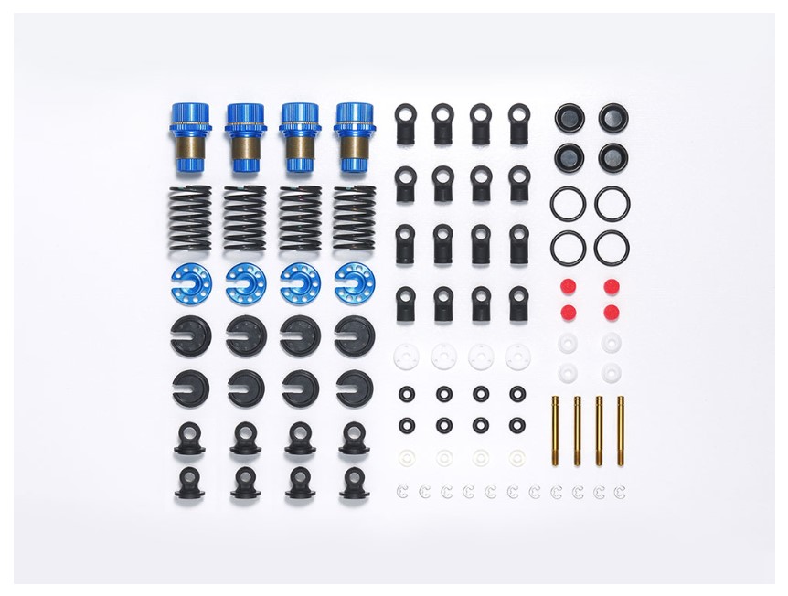 TRF Mシャーシ ビッグボアアルミダンパープラス (4本) TRF ビッグボアダンパープラス (4本): RCモデル｜TAMIYA SHOP ONLINE